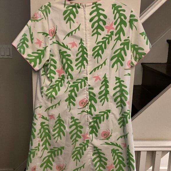 Vested Gentress Green Leaves, Pink Snails - Picture 4 of 7